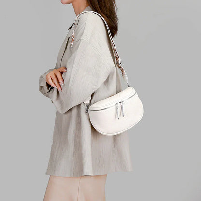 Aurélien | Rosy Leather Crossbody Bag