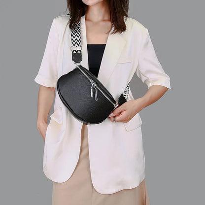 Aurélien | Rosy Leather Crossbody Bag