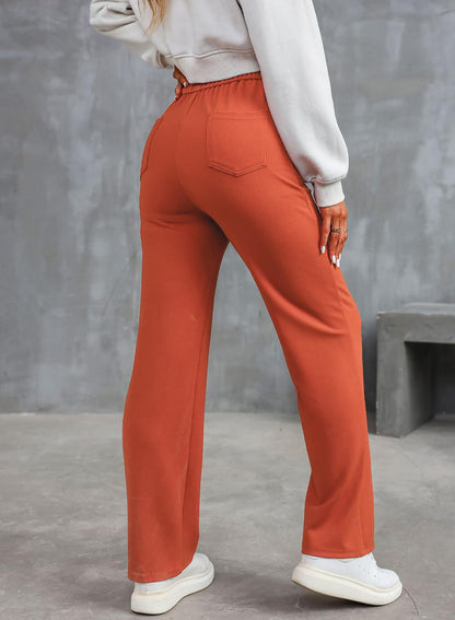Aurélien | Stylish High-Waisted Trousers with Elastic