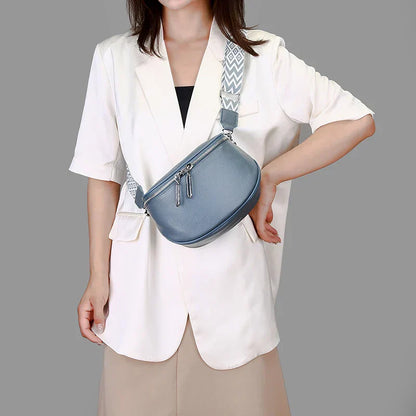 Aurélien | Rosy Leather Crossbody Bag