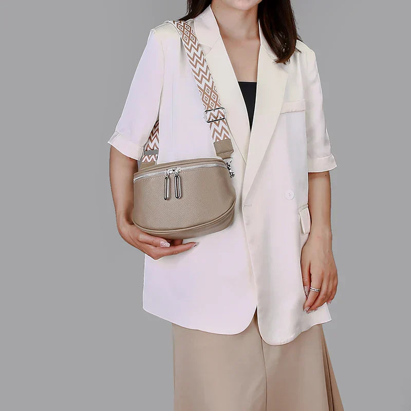 Aurélien | Rosy Leather Crossbody Bag