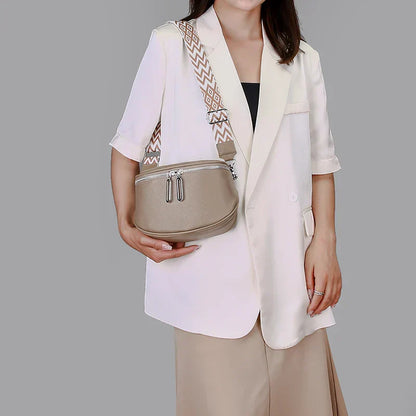 Aurélien | Rosy Leather Crossbody Bag