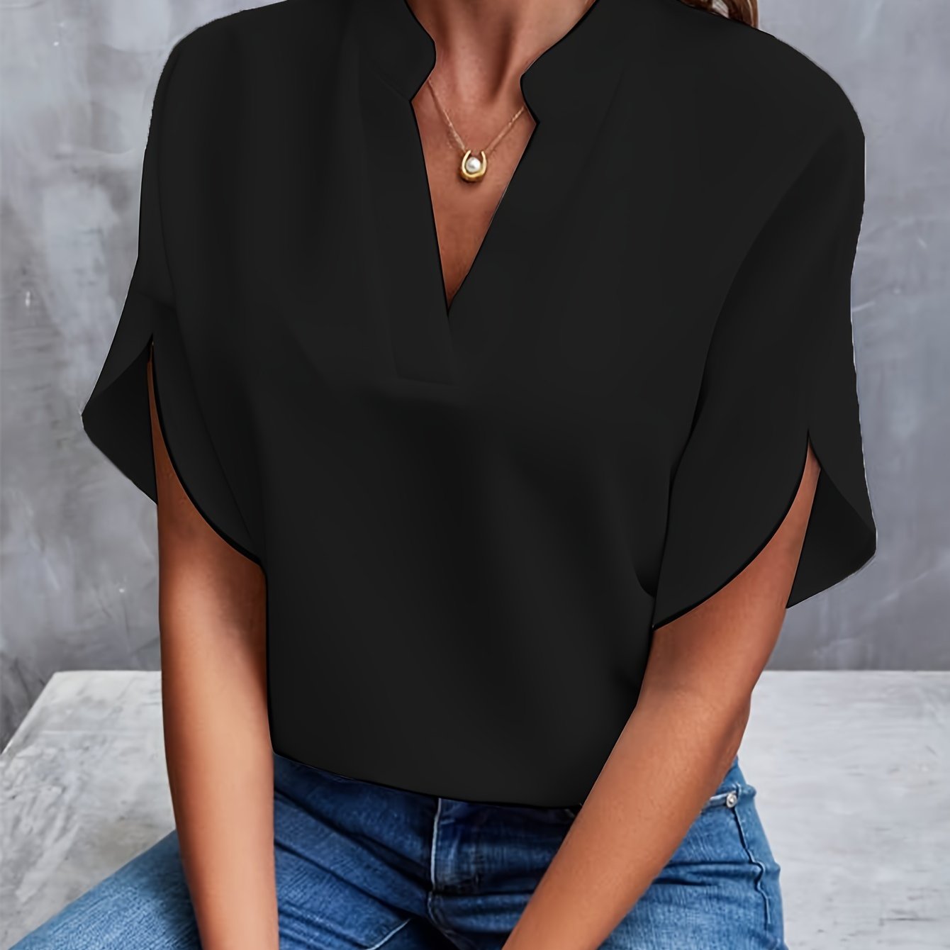 Aurélien | Beth Flared Sleeve Blouse