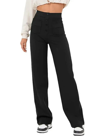 Aurélien | Stylish High-Waisted Trousers with Elastic