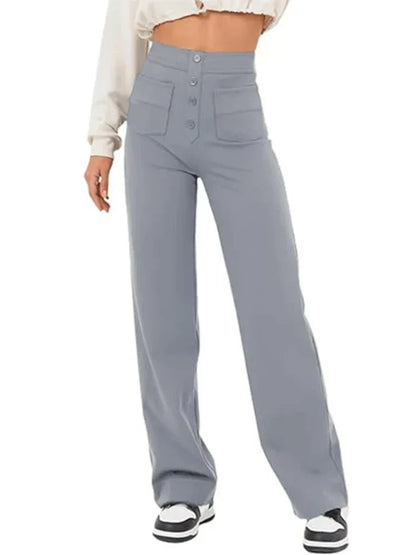 Aurélien | Stylish High-Waisted Trousers with Elastic