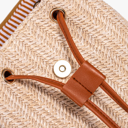 Aurélien | Leili Straw Backpack