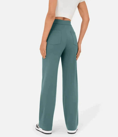 Aurélien | High-Waisted Elastic Casual Trousers for Miss